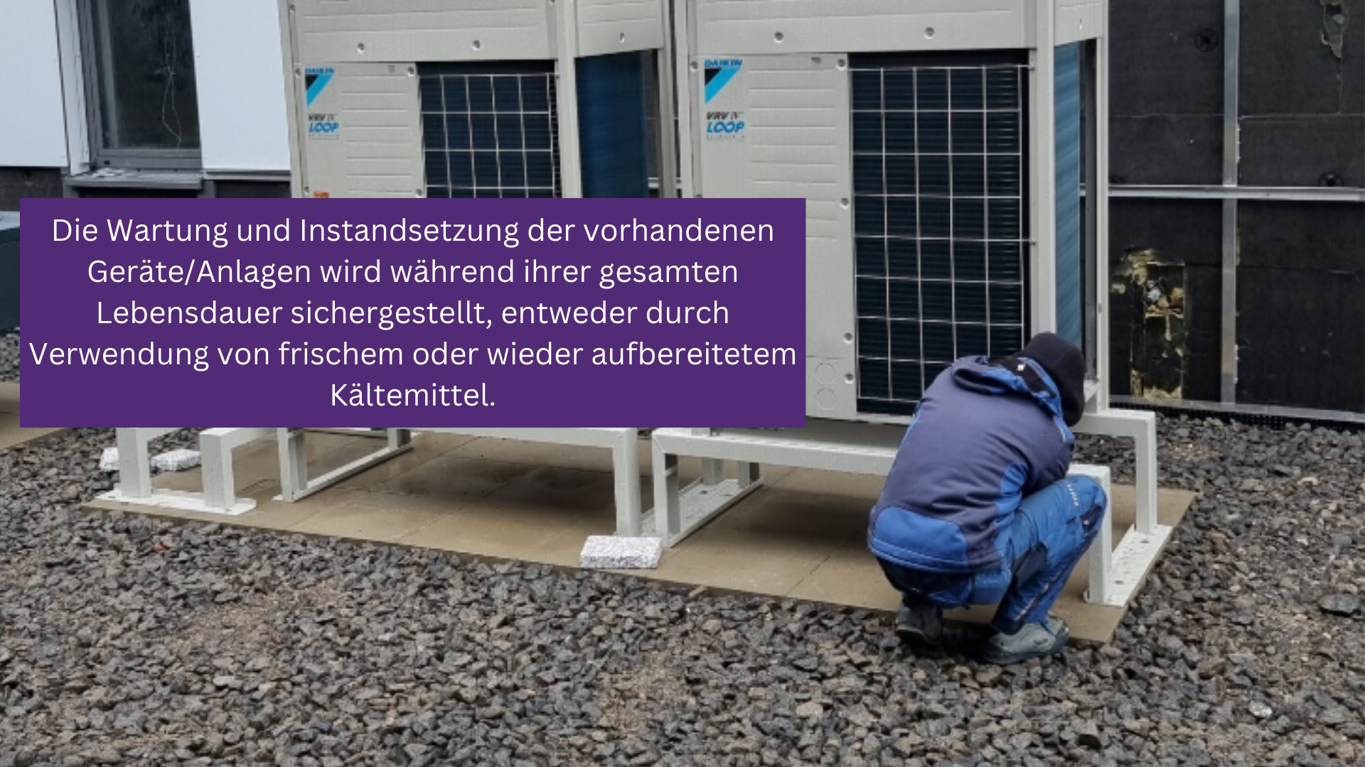 Installation einer neuen Co2 Kälteanlage